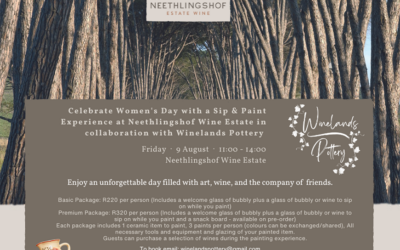 Women’s Day Sip & Paint Experience at Neethlingshof Wine Estate